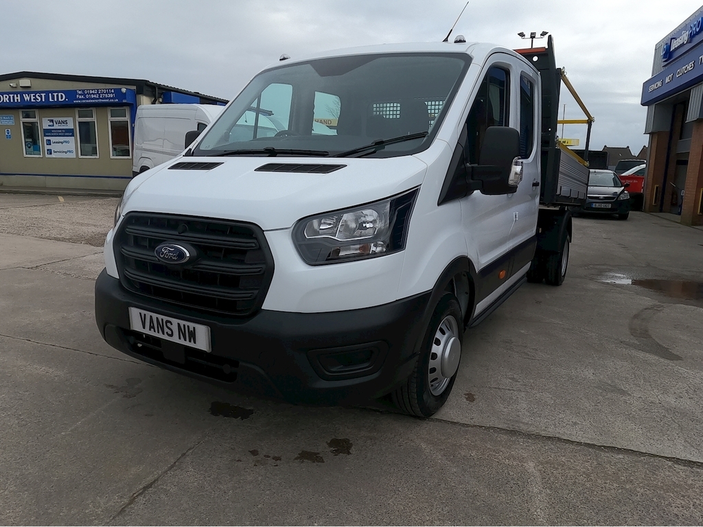Ford Transit Custom 2.0 350 Ecoblue Leader One-way Tipper Rwd L3 Eu6 T White #6