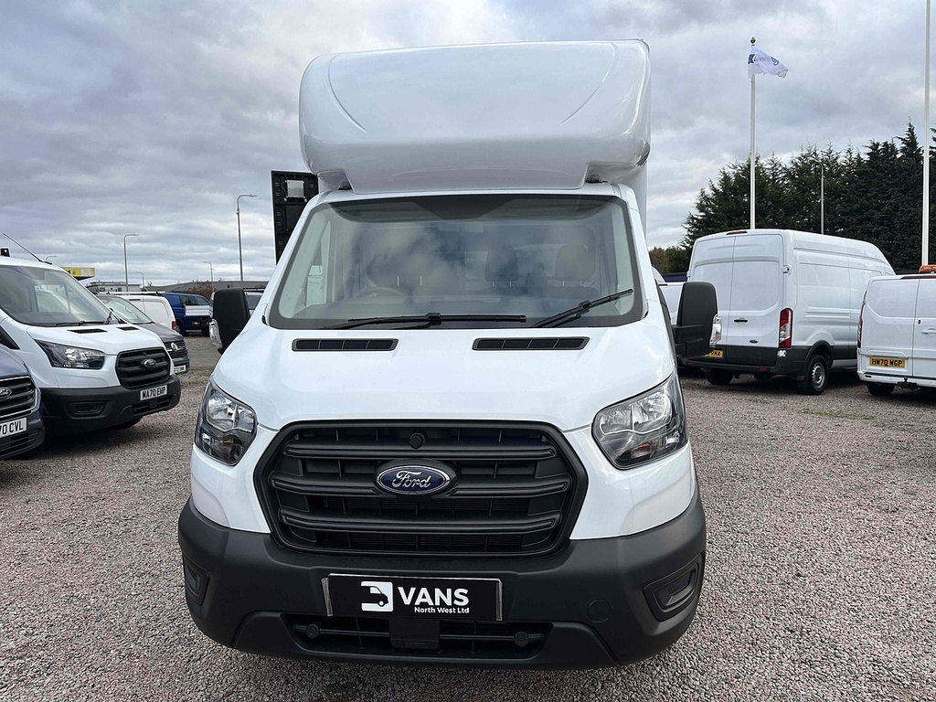 Ford Transit Custom 350 Leader Ecoblue Curtainsider White #3