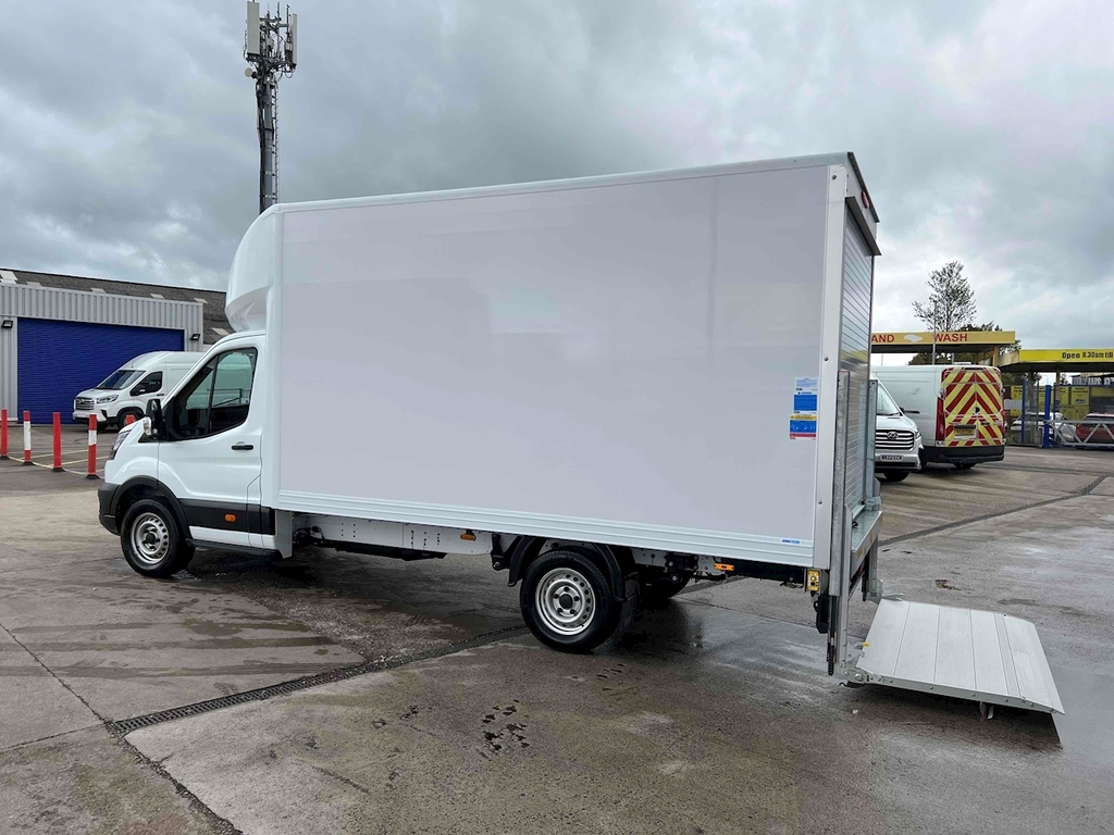 Ford Transit Custom 350 Leader Srw L4 Luton Tail Lift White #5