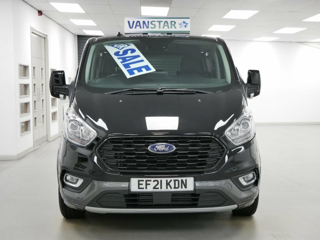 Ford Tourneo Custom 2L 2.0 320 Ecoblue Active Minibus Double Cab D EF21KDN Black #2