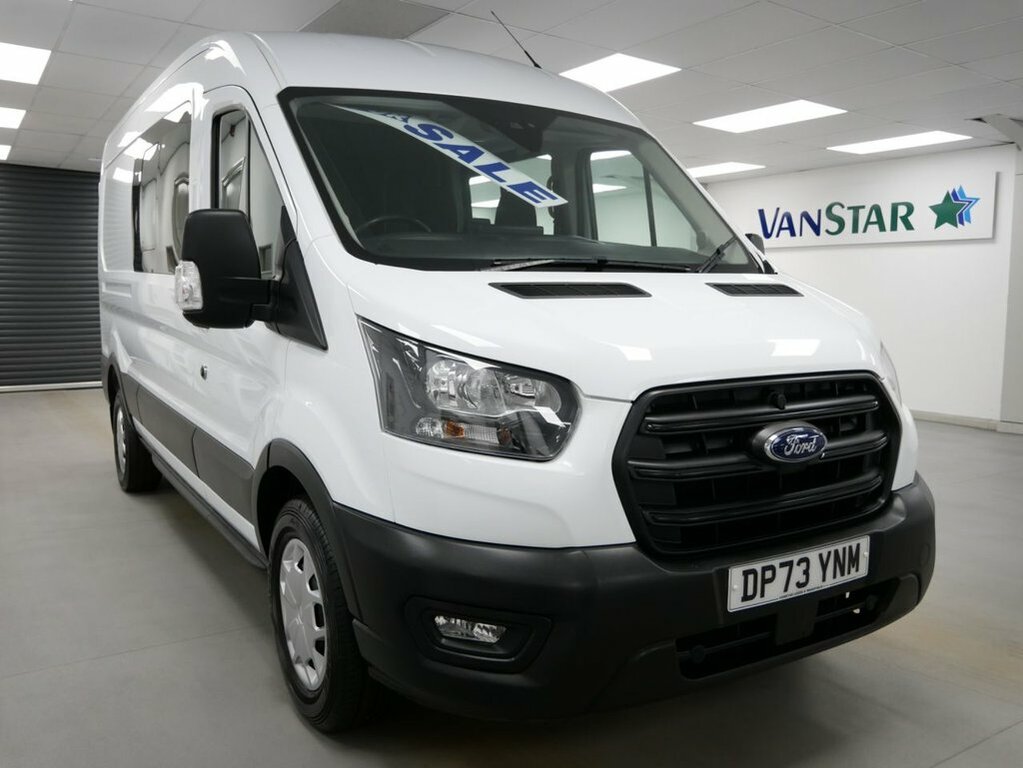 Ford Transit Custom 2L 2.0 350 Ecoblue Trend Crew Van Double Cab D DP73YNM White #6