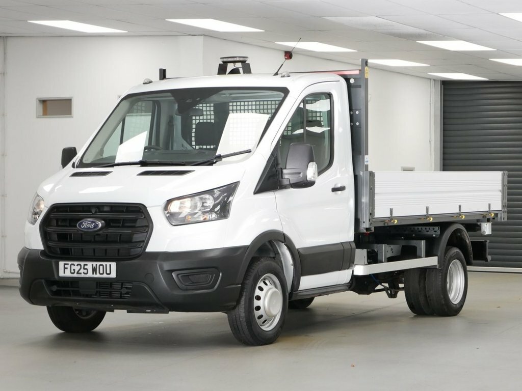 Ford Transit Custom 2L 2.0 470 Ecoblue Leader Chassis Cab M FG25WOU White