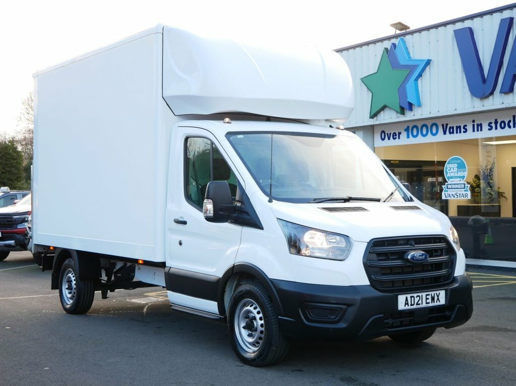 Ford Transit Custom 2L 2.0 350 Ecoblue Leader Chassis Cab M White #3