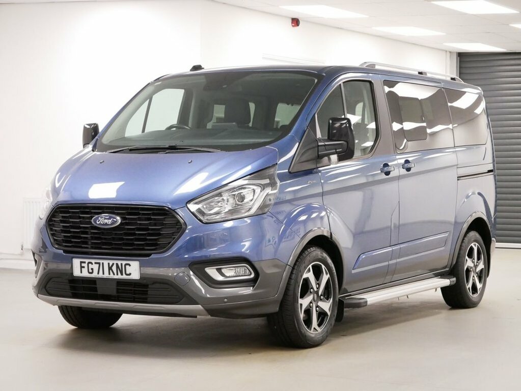 Ford Tourneo Custom 2L 2.0 320 Ecoblue Active Minibus Double Cab D FG71KNC Blue #5