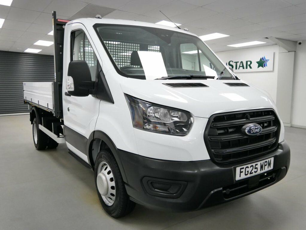 Ford Transit Custom 2L 2.0 470 Ecoblue Leader Chassis Cab M FG25WPM White #6