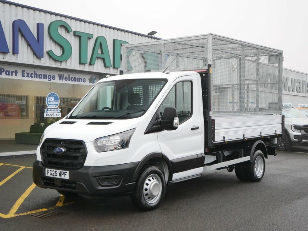 Ford Transit Custom 2L 2.0 470 Ecoblue Leader Chassis Cab M FG25WPF White