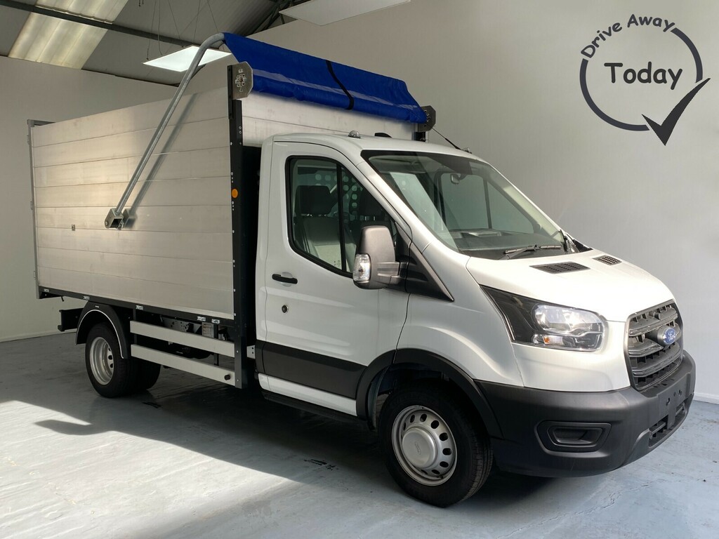 Ford Transit Custom 350 L2 Mwb Tipper Converted Body 130Ps White
