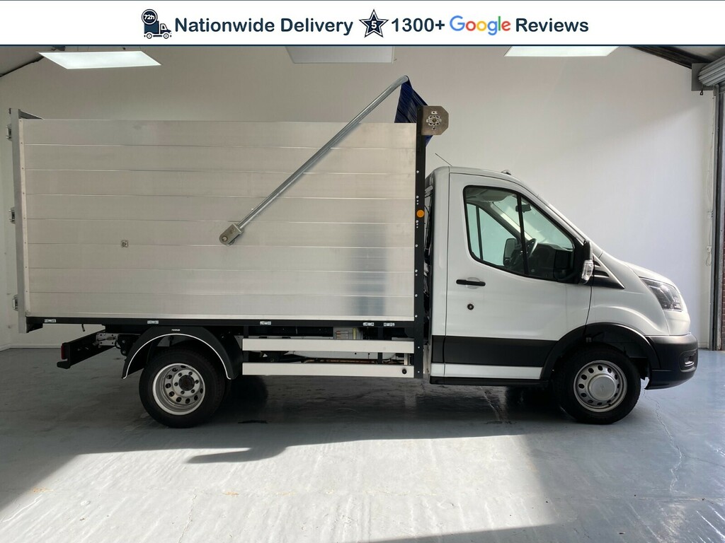 Ford Transit Custom 350 L2 Mwb Tipper Converted Body 130Ps PE75XJX White #3