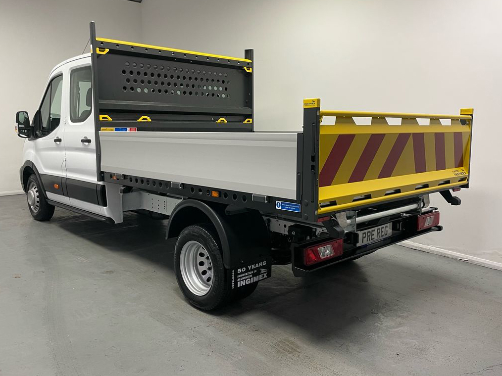 Ford Transit Custom 350 Tipper L3 Lwb Dcab 2.0 Ecoblue 130Ps DX75XXX White #6