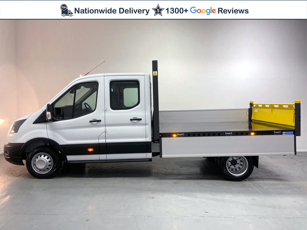Ford Transit Custom 350 Tipper L3 Lwb Dcab 2.0 Ecoblue 130Ps DX75XXX White #5
