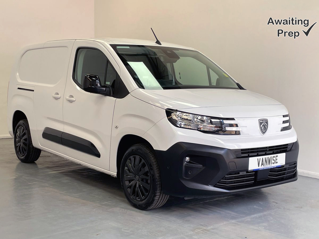 Peugeot Partner 950 Asphalt L2 Lwb 1.5 Bluehdi 100Ps White