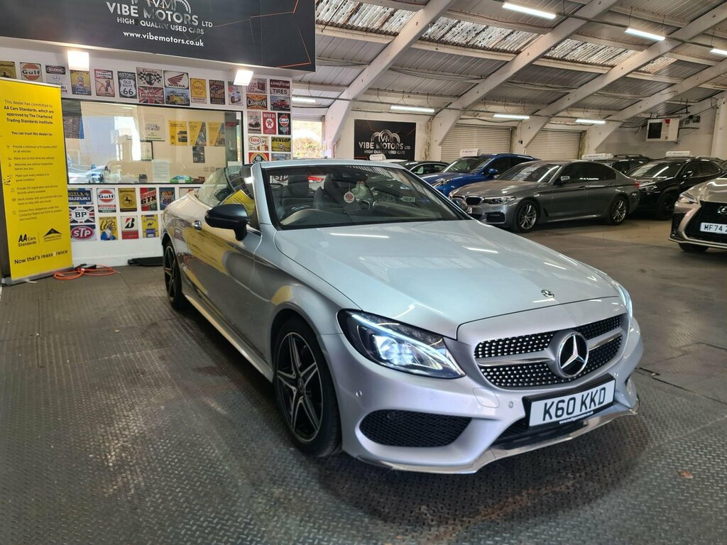 Mercedes-Benz C Class 2.1 C220d Nightfall Edition Cabriolet G K60KKD Silver #5