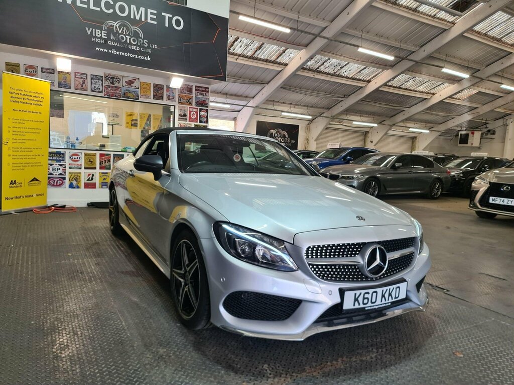 Mercedes-Benz C Class 2.1 C220d Nightfall Edition Cabriolet G K60KKD Silver #3