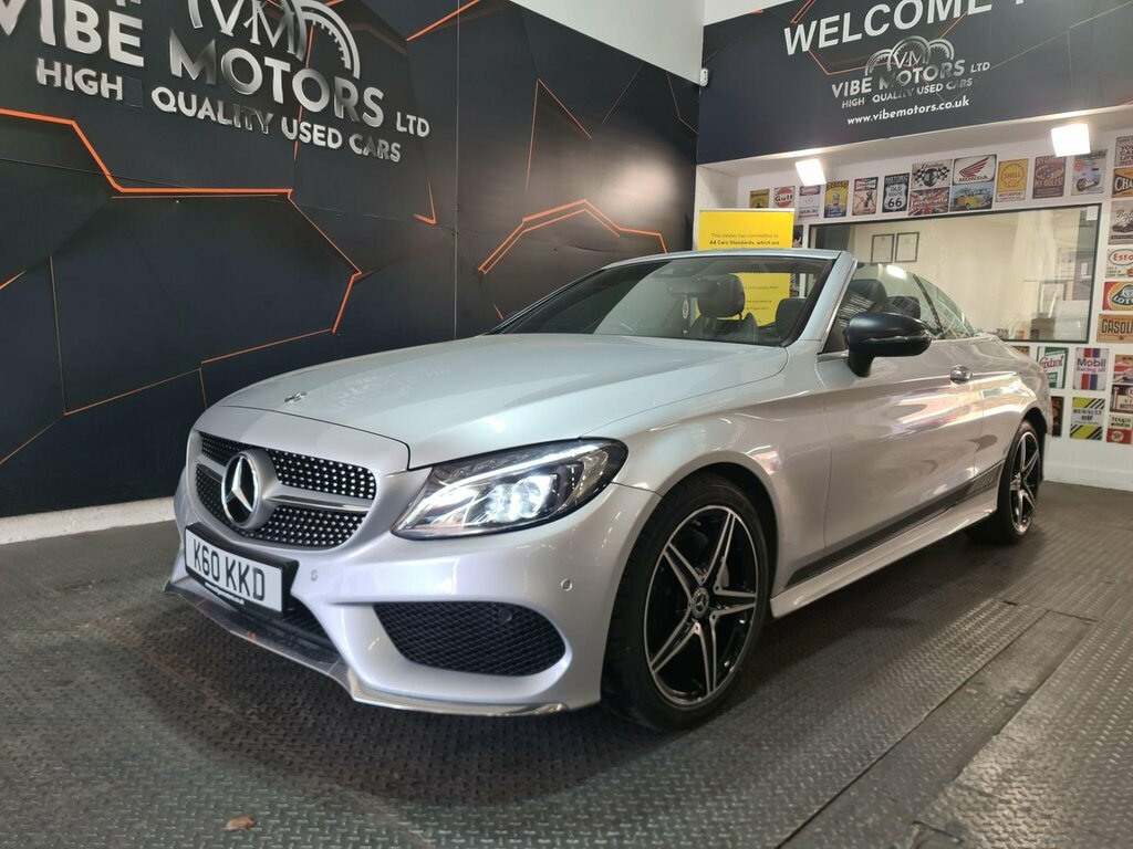 Mercedes-Benz C Class 2.1 C220d Nightfall Edition Cabriolet G K60KKD Silver #6