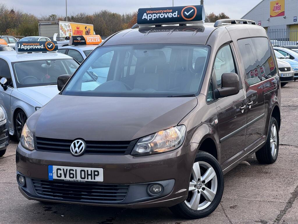 Volkswagen Caddy Maxi Life C20 Life Tdi GV61OHP Brown #2