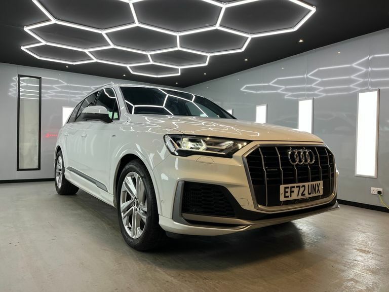 Audi Q7 Tfsi Quattro S Line Mhev White #2