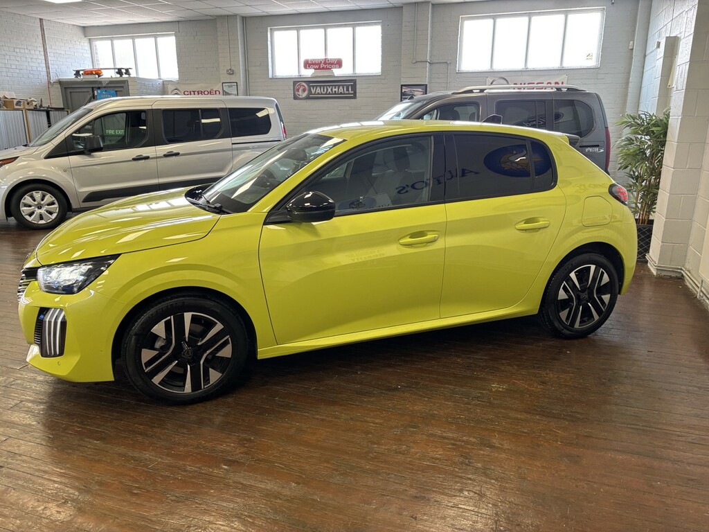 Peugeot 208 Hatchback 1.2 Puretech Allure 2024 MJ24JNN Yellow #5