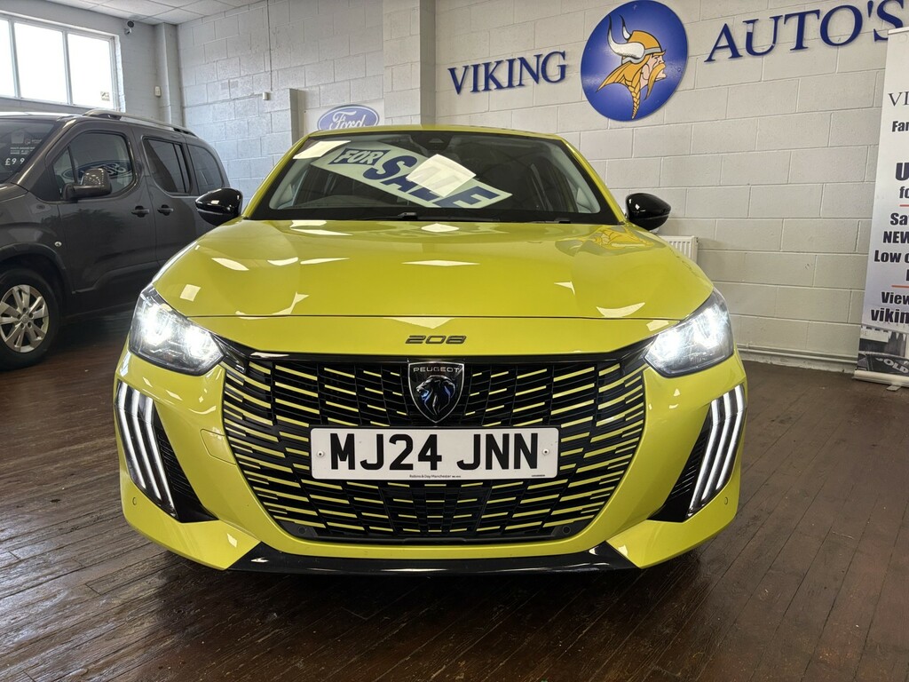 Peugeot 208 Hatchback 1.2 Puretech Allure 2024 MJ24JNN Yellow #4