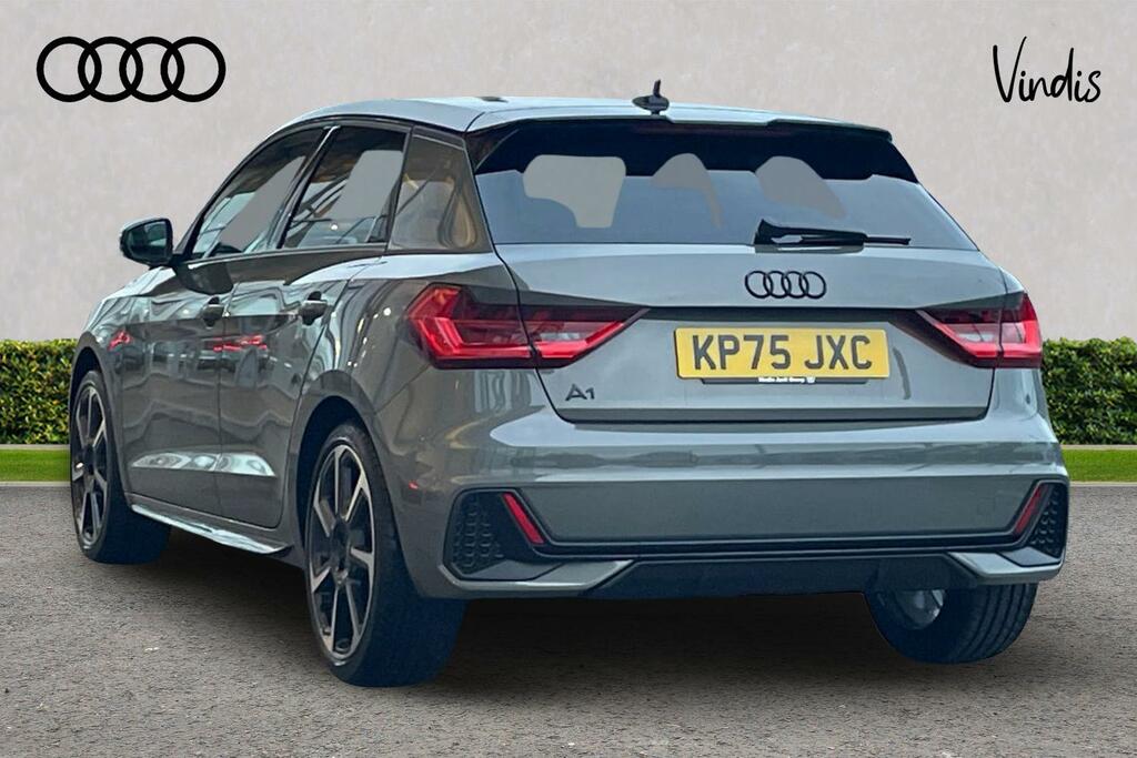 Audi A1 Audi A1 Sportback 35 Tfsi Black Edition S Tron KP75JXC Grey #3