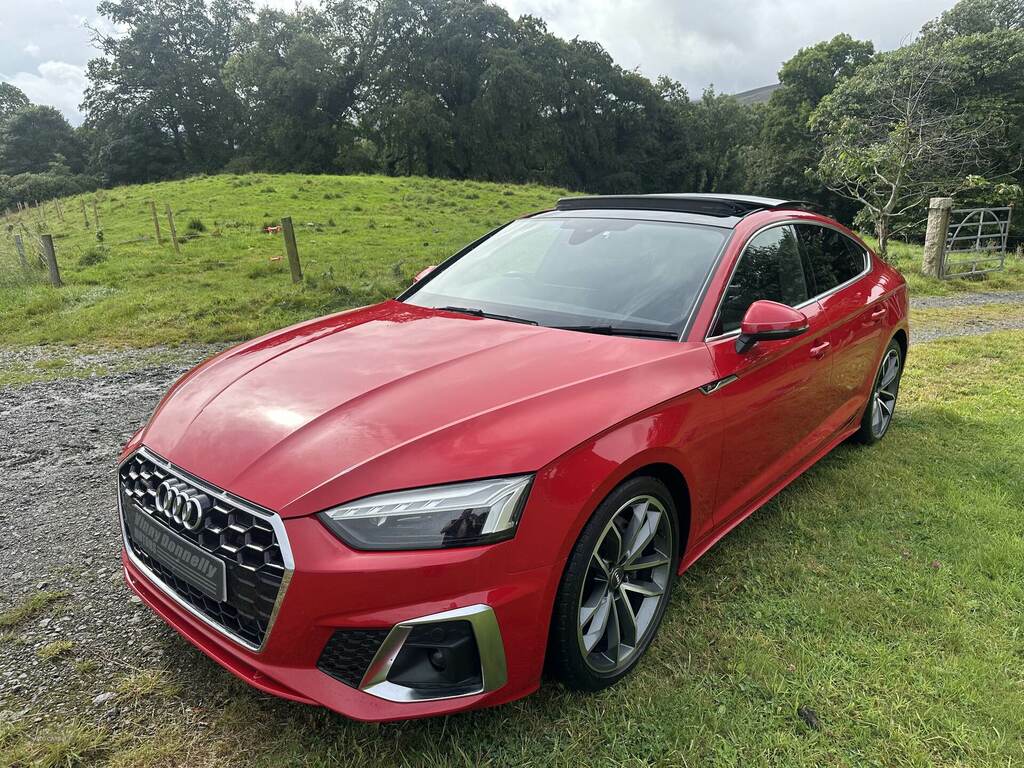 Audi A5 40 Tdi Quattro S Line S Tronic SGZ2757 Red #4