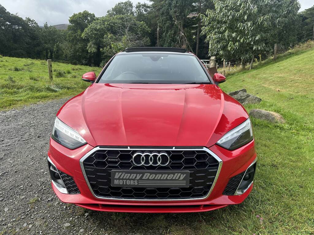 Audi A5 40 Tdi Quattro S Line S Tronic SGZ2757 Red #3