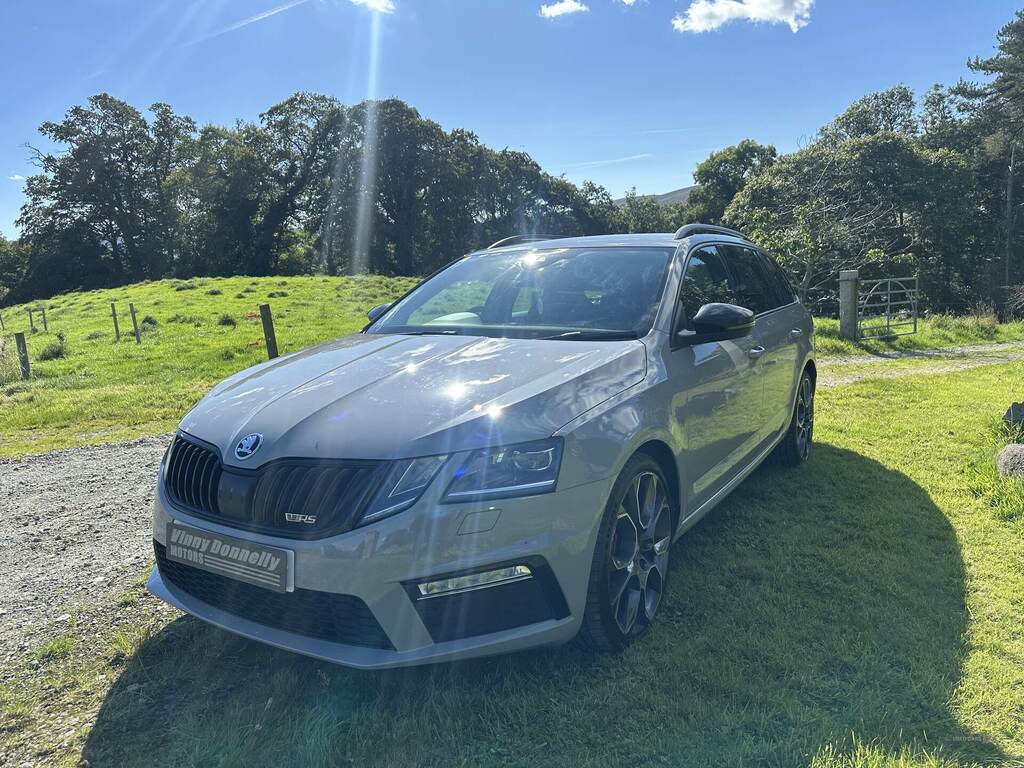 Skoda Octavia 2.0 Tdi Cr Vrs Dsg 7 Speed Black Pack SM19CJX Grey #3