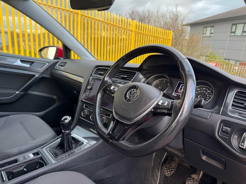 Volkswagen Golf 1.6 Tdi Bluemotion Tech Se Euro 6 Ss SM17RFK Red #6
