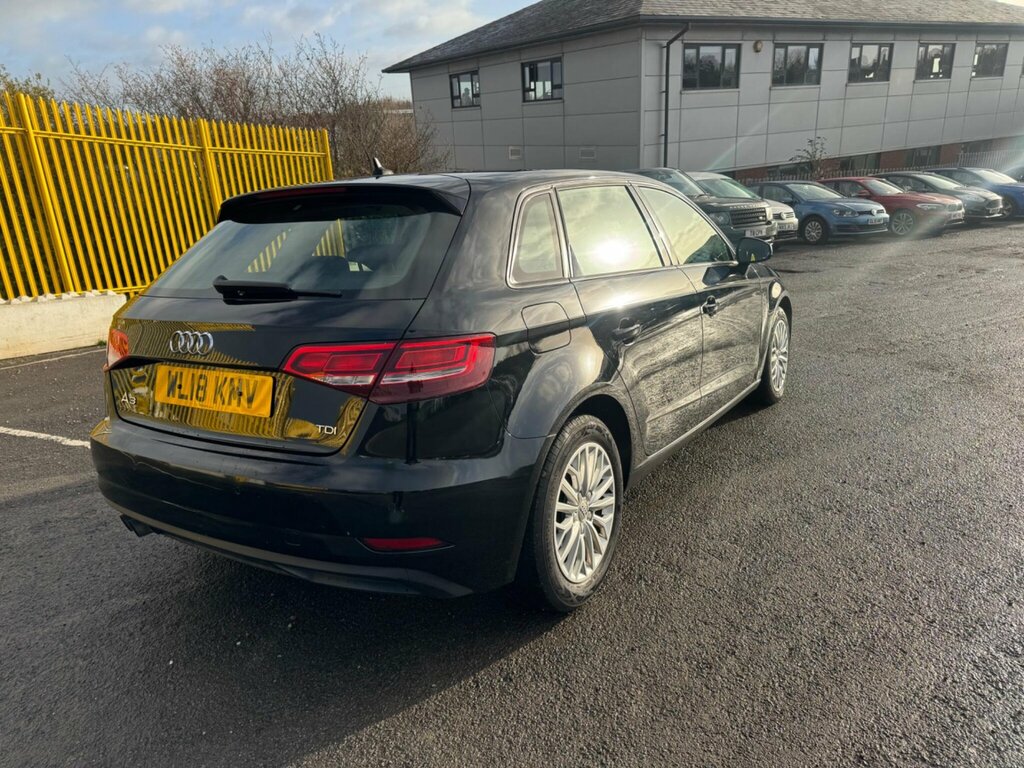 Audi A3 2.0 Tdi Se Technik Sportback Euro 6 Ss WL18KMV Black #6