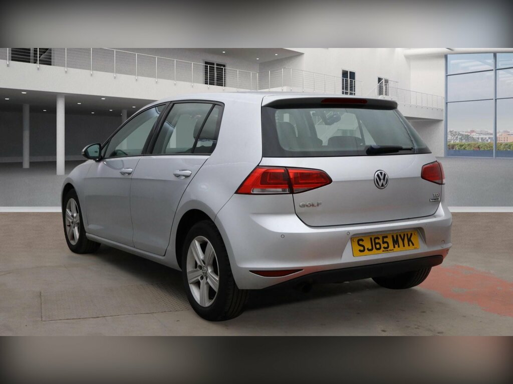 Volkswagen Golf 1.6 Tdi Bluemotion Tech Match Euro 6 Ss SJ65MYK Silver #2