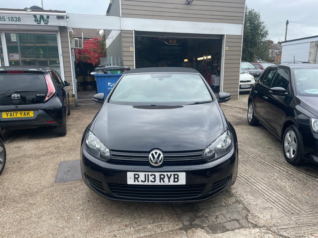 Volkswagen Golf 2.0 Tdi Bluemotion Tech Se Cabriolet Ds RJ13RYB Black #3