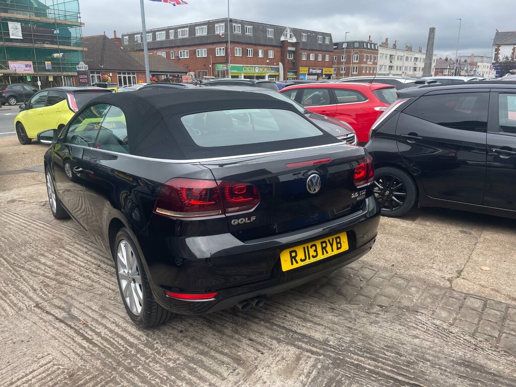 Volkswagen Golf 2.0 Tdi Bluemotion Tech Se Cabriolet Ds RJ13RYB Black #5