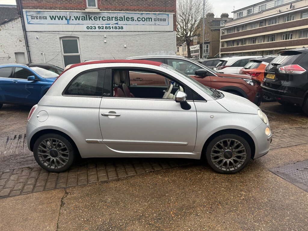 Fiat 500C 1.2 Lounge Convertible Euro 5 6 Silver #4