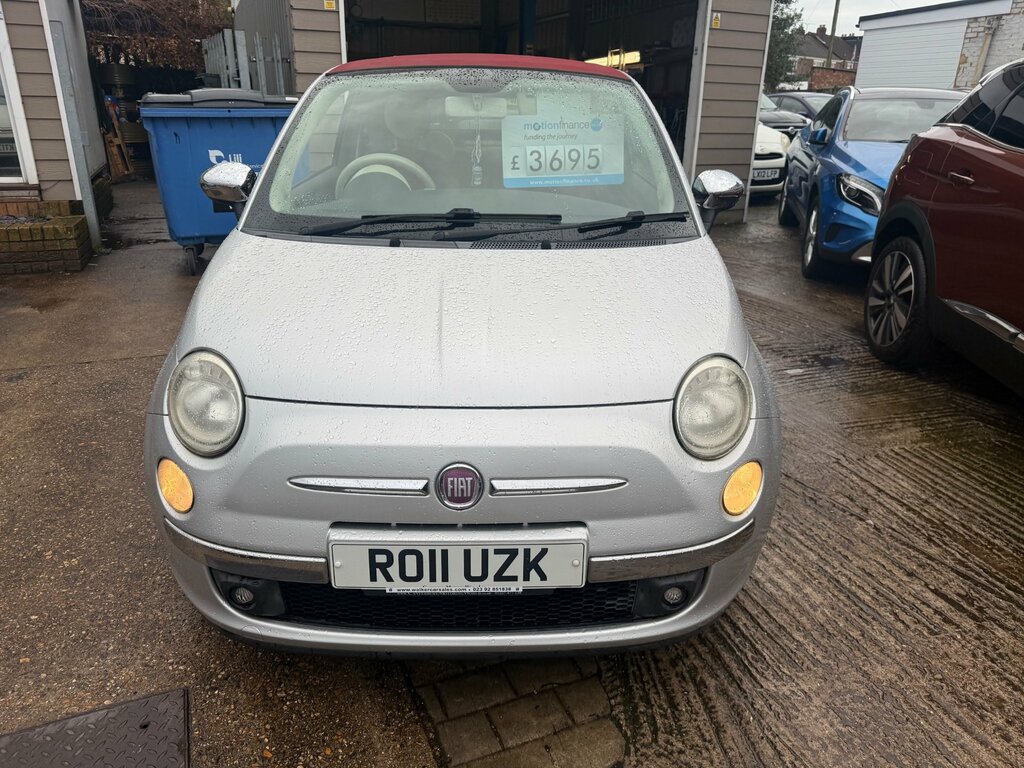 Fiat 500C 1.2 Lounge Convertible Euro 5 6 Silver #2