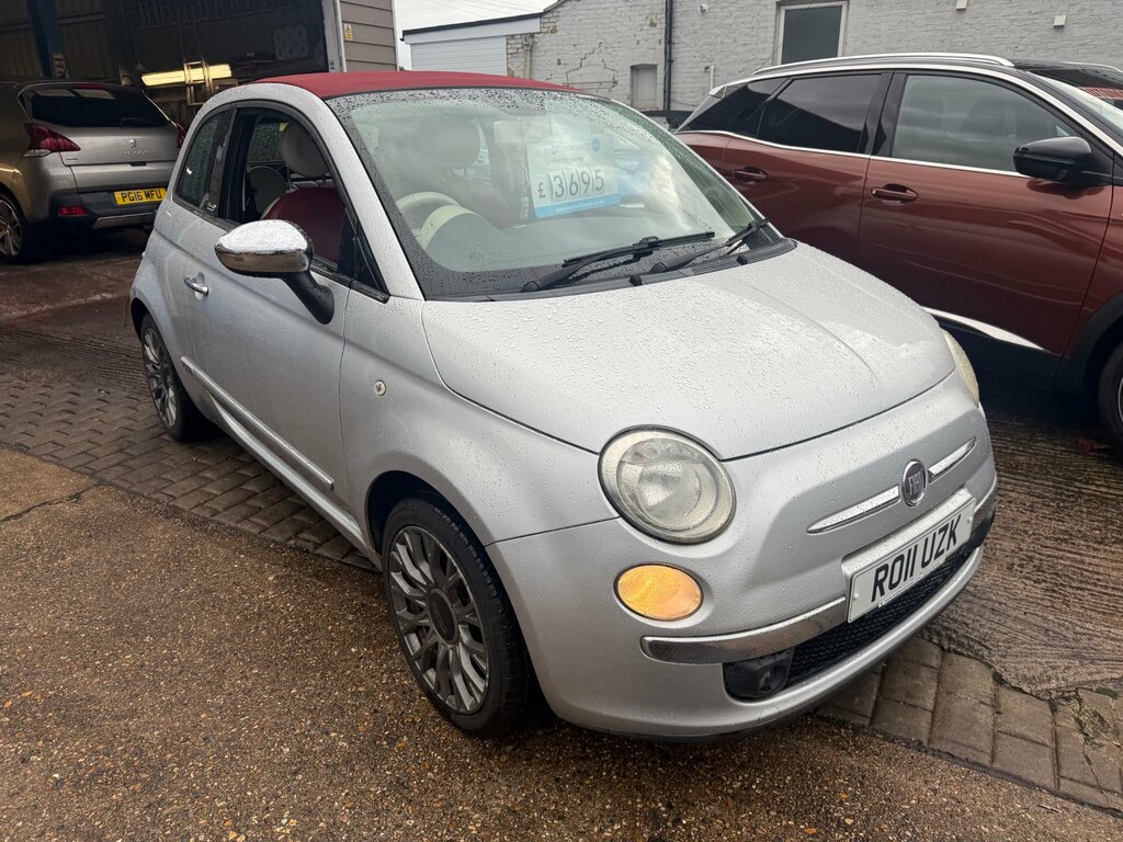 Fiat 500C 1.2 Lounge Convertible Euro 5 6 Silver #3
