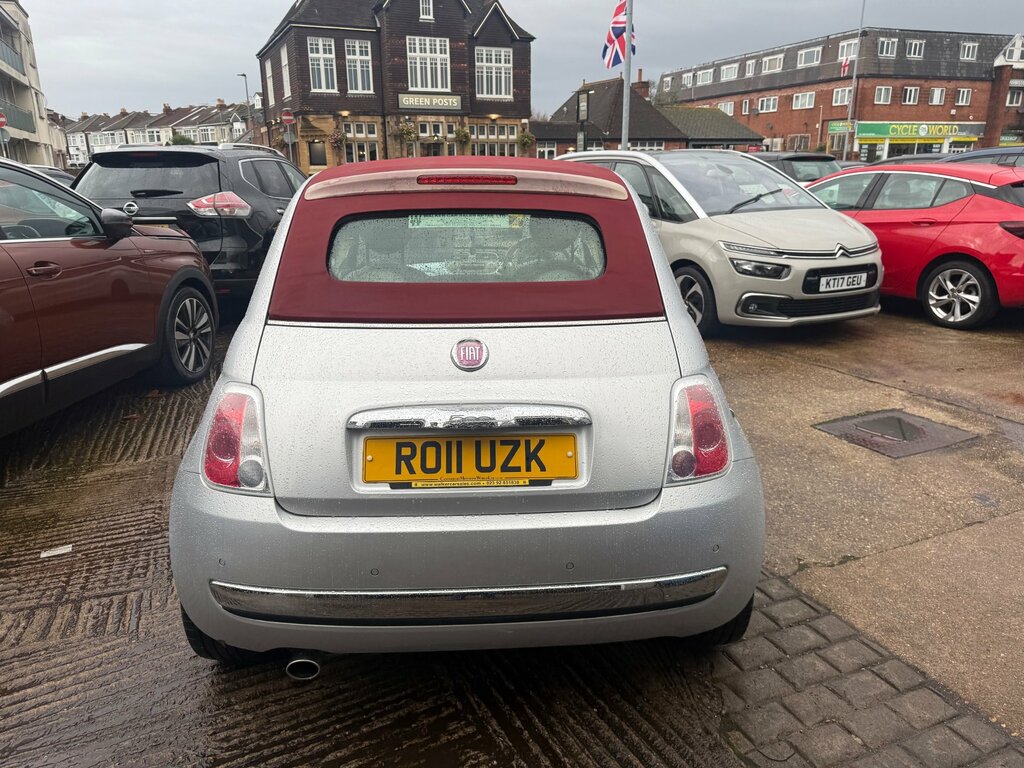 Fiat 500C 1.2 Lounge Convertible Euro 5 6 Silver #6