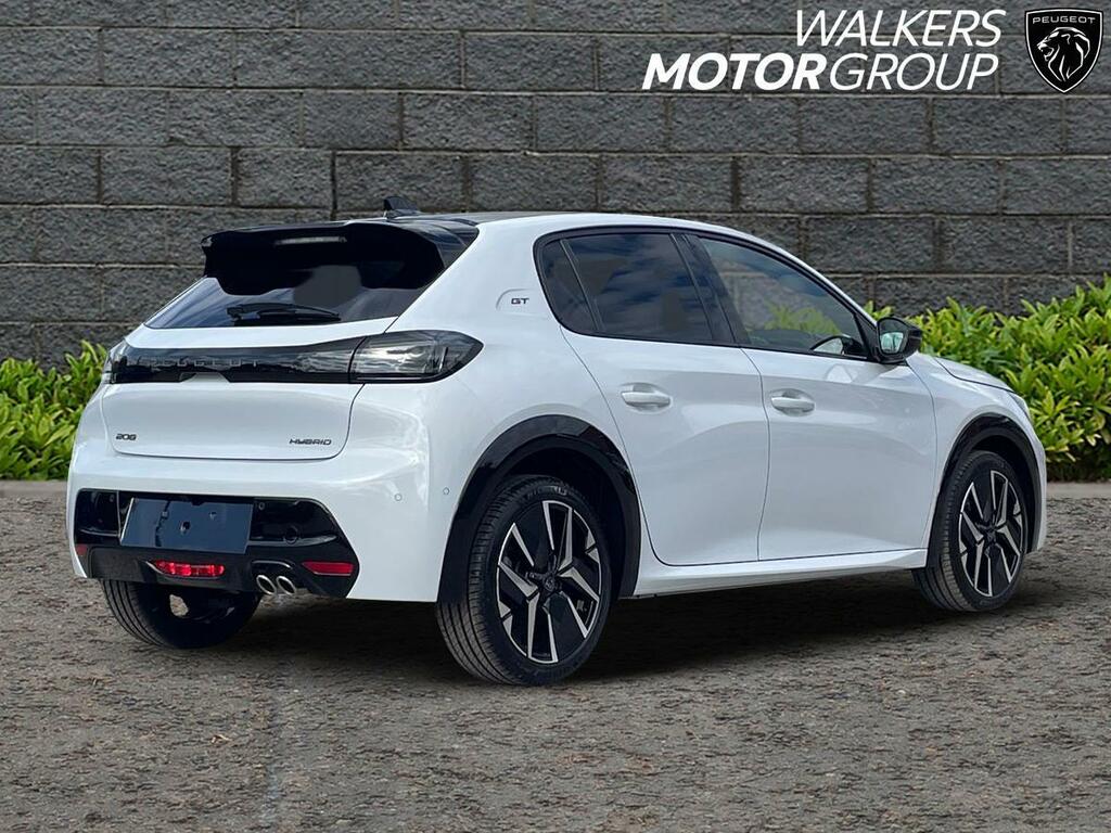 Peugeot 208 1.2 Hybrid Gt Premium E-dsc6 Euro 6 Ss  White #5