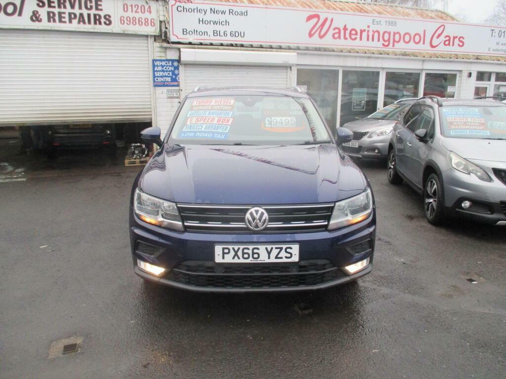 Volkswagen Tiguan 2.0 Tdi Bluemotion Tech Se Navigation Euro 6 S S PX66YZS Blue #4