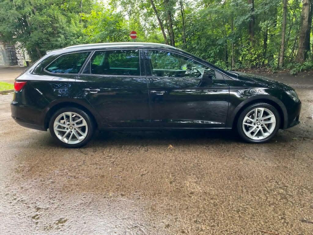 Seat Leon Estate 1.6 Tdi Se Sport Tourer Dsg Euro 6 Ss Black #4