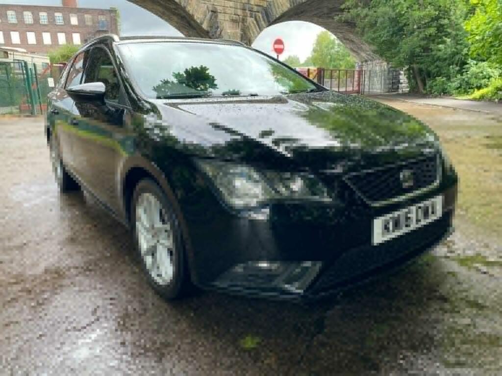 Seat Leon Estate 1.6 Tdi Se Sport Tourer Dsg Euro 6 Ss Black #3