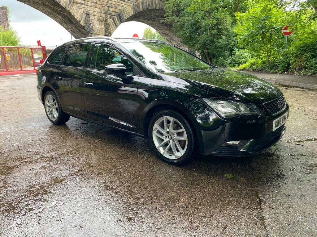 Seat Leon Estate 1.6 Tdi Se Sport Tourer Dsg Euro 6 Ss Black #2
