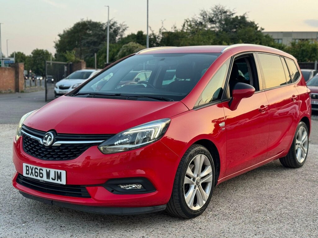 Vauxhall Zafira Tourer 1.4I Turbo Sri Nav Euro 6 BX66WJM Red #2