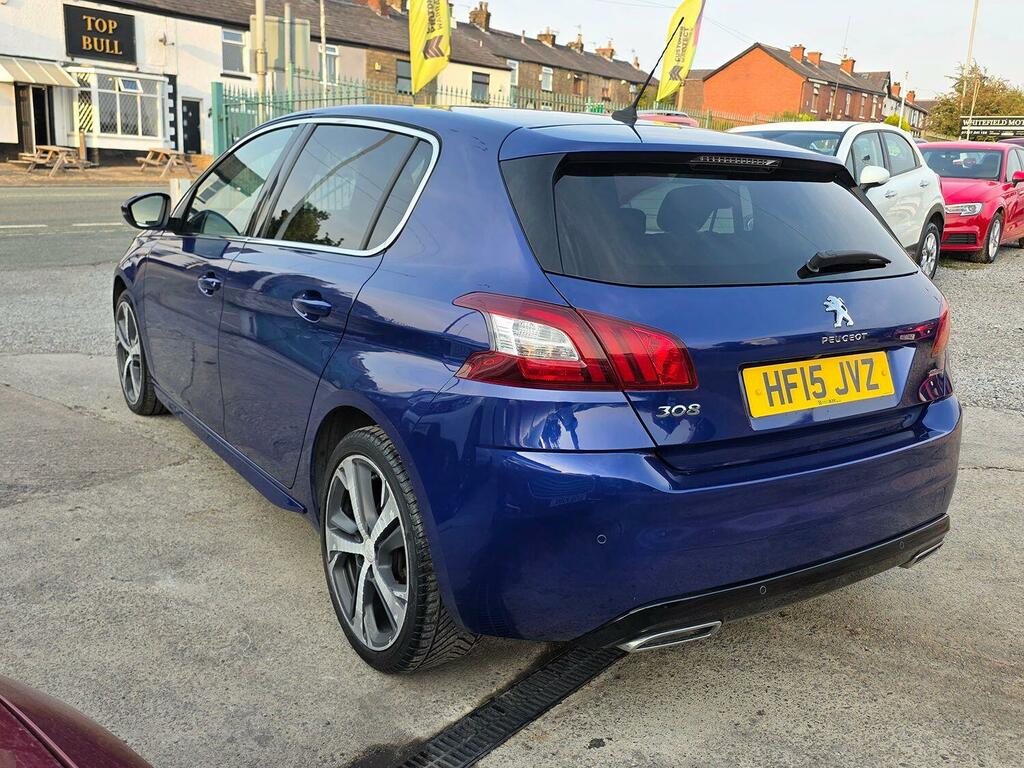 Peugeot 308 Hatchback 1.6 Bluehdi Gt Line 201515 Blue #5