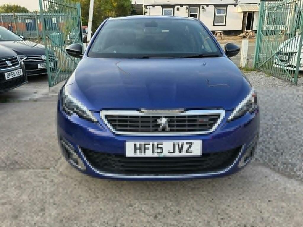 Peugeot 308 Hatchback 1.6 Bluehdi Gt Line 201515 Blue