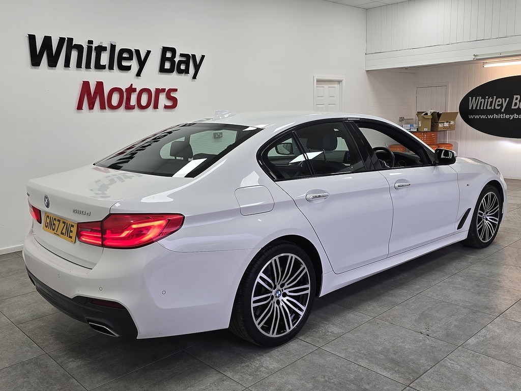BMW 5 Series 530D M Sport GN67ZNE White #3