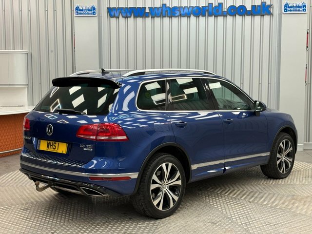 Volkswagen Touareg 2016 3.0 Tdi V6 262 Bhp Bluemotion Tech R-line KM66CYG Blue #6