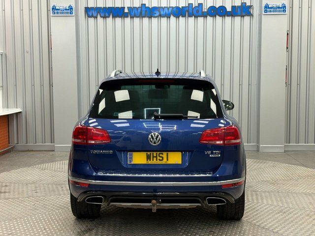 Volkswagen Touareg 2016 3.0 Tdi V6 262 Bhp Bluemotion Tech R-line KM66CYG Blue #5