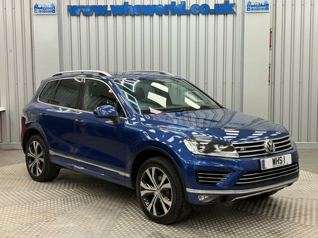 Volkswagen Touareg 2016 3.0 Tdi V6 262 Bhp Bluemotion Tech R-line Blue