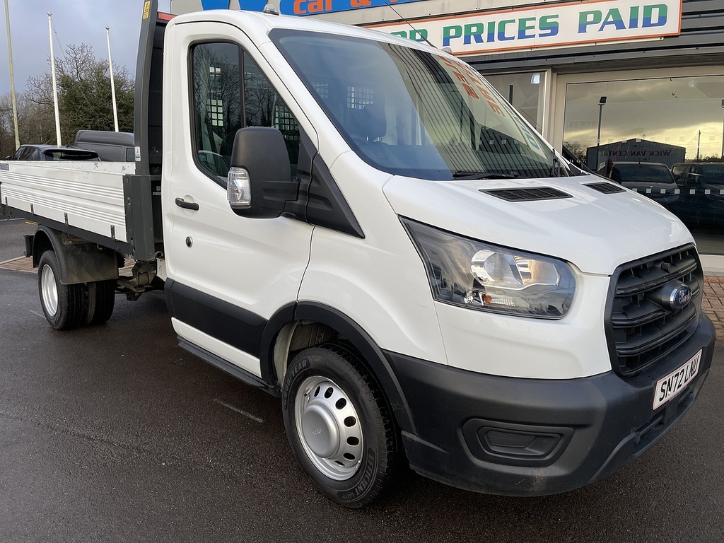 Ford Transit Custom 2.0 350 Ecoblue Hd Leader Scab Tipper SN72LNU White