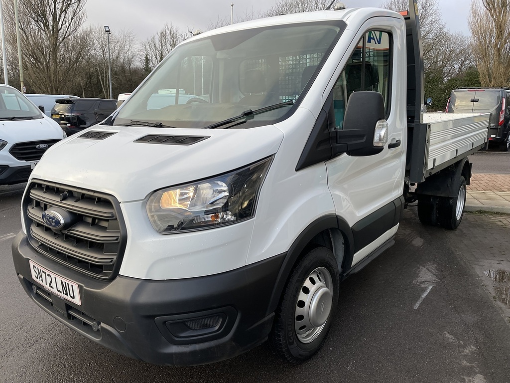 Ford Transit Custom 2.0 350 Ecoblue Hd Leader Scab Tipper SN72LNU White #3