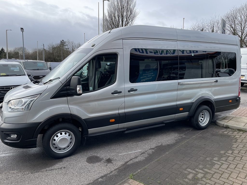 Ford Transit Custom 2.0 460 Ecoblue Trend Minibus Double Cab Diese YS70AOB Silver #4